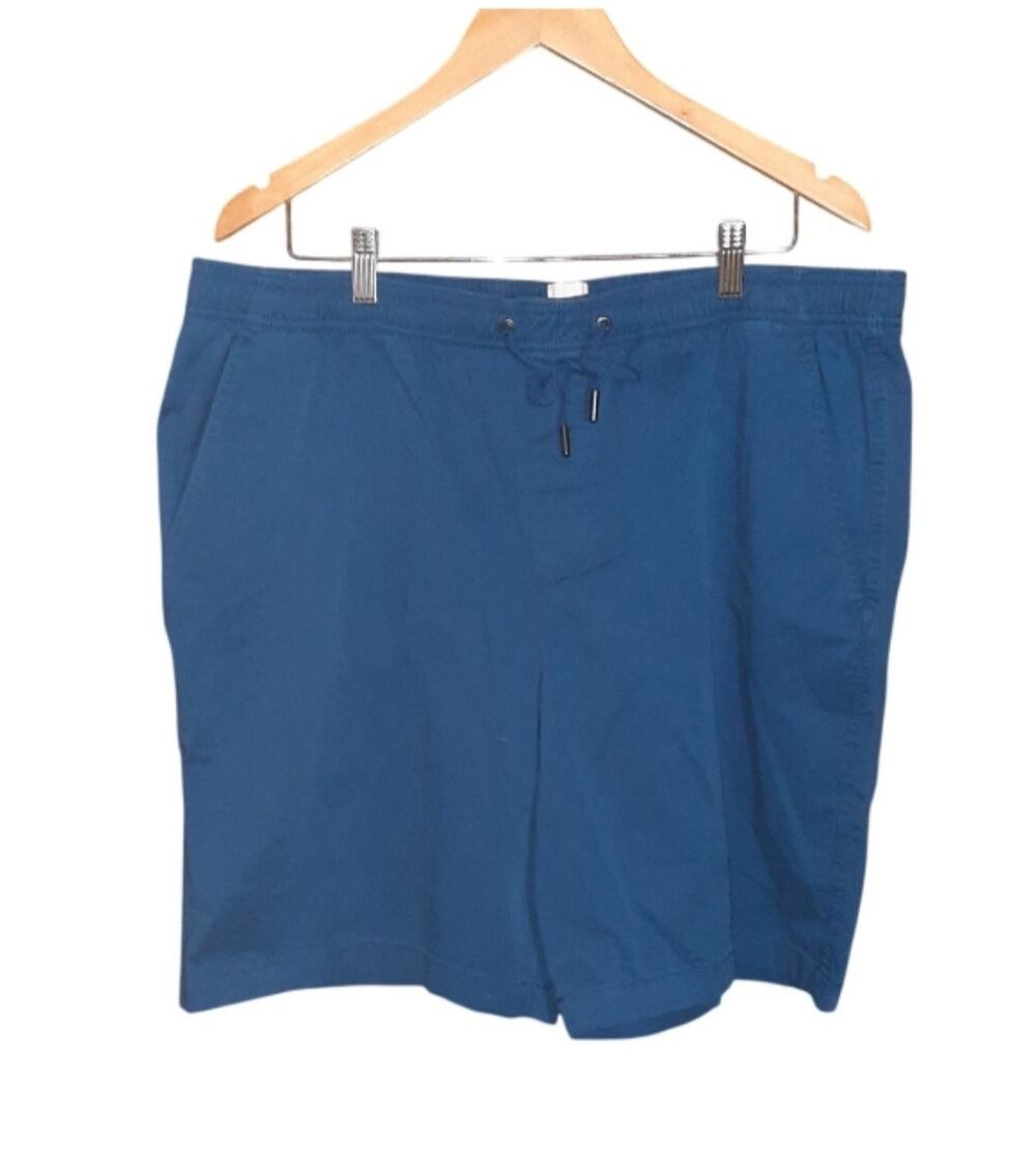 The Gap Mens Blue Shade Pull-On Shorts Drawstring Waist and Side Pockets Size XL